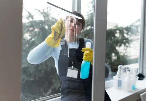 Nettoyage de vitres intérieures et extérieures à Louer